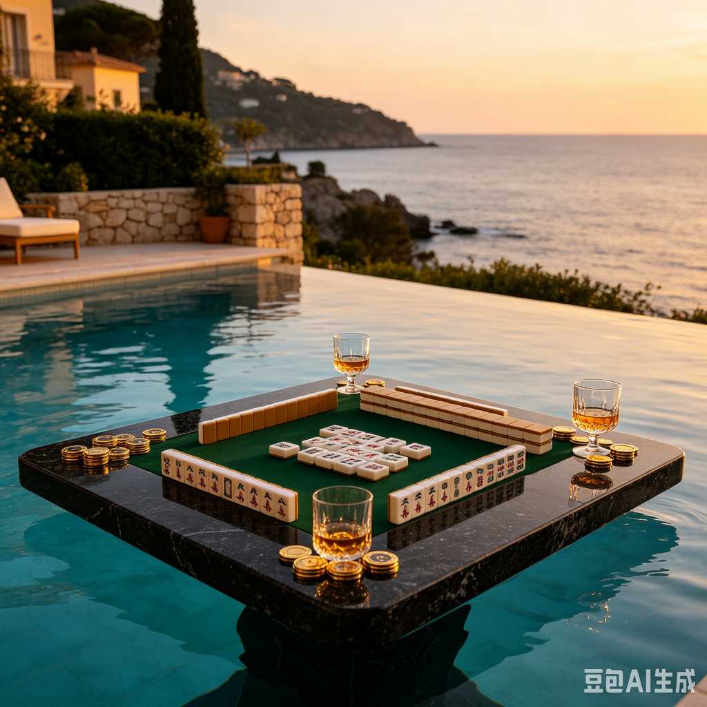 modern text mahjong tiles