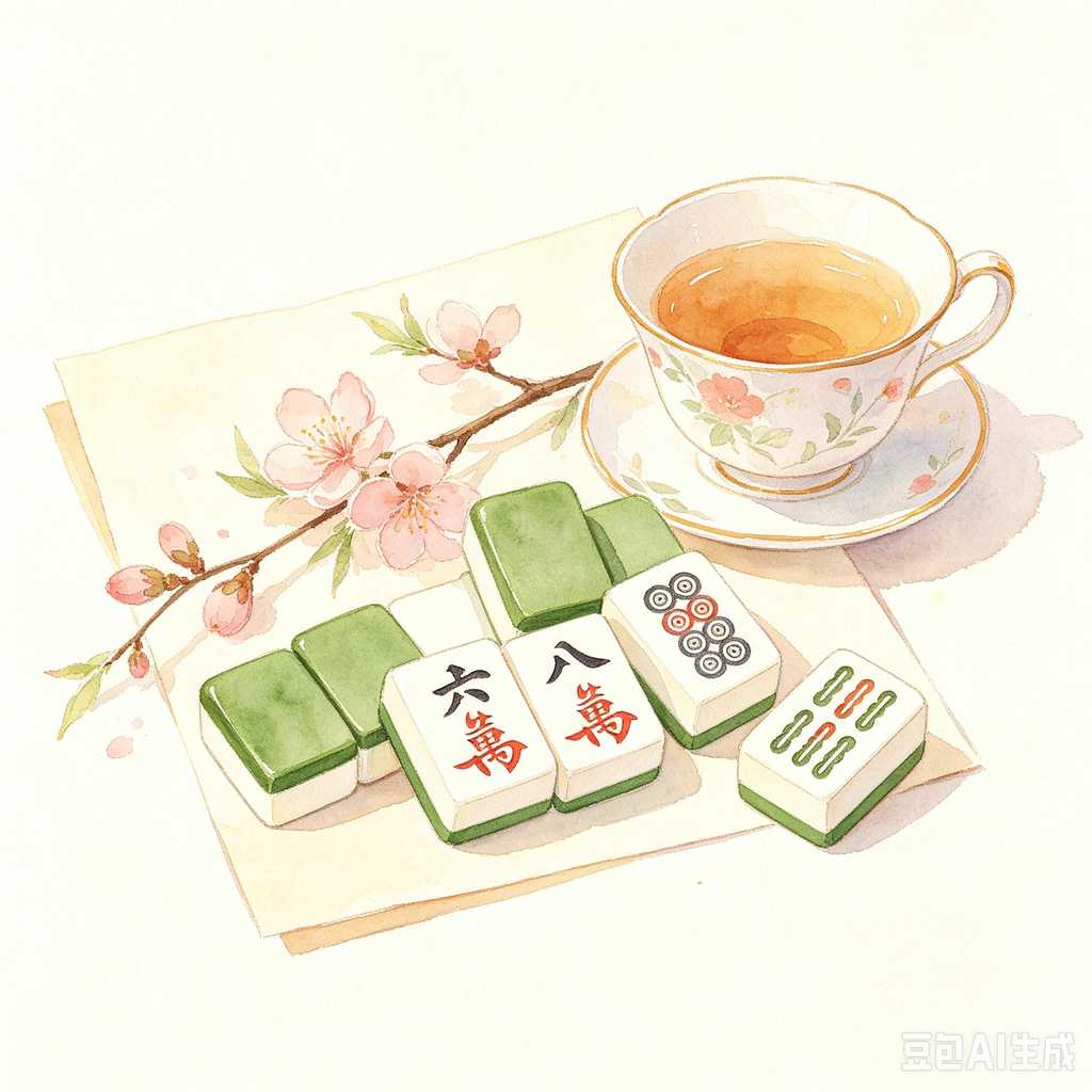 modern mahjong set