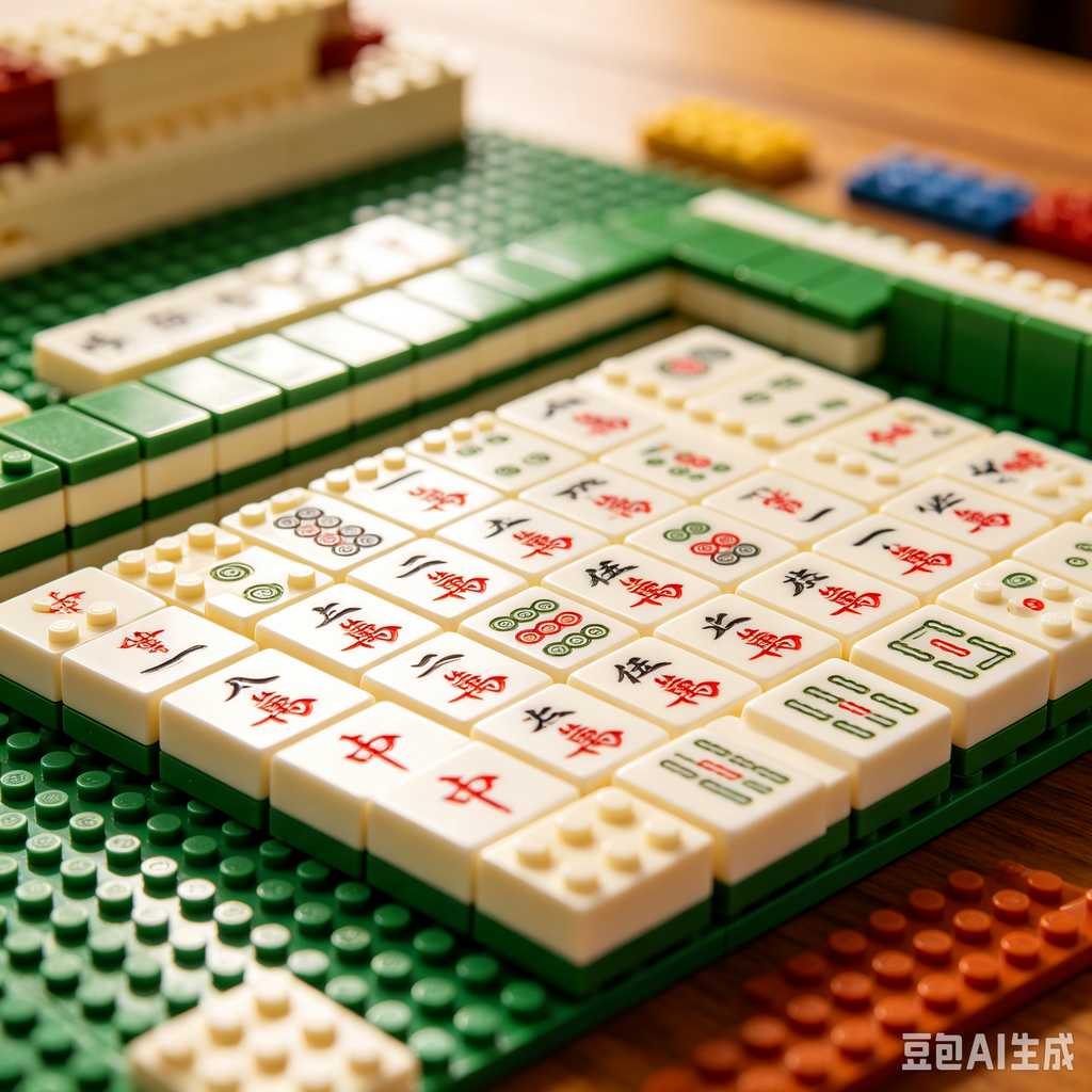 color box mahjong set packing